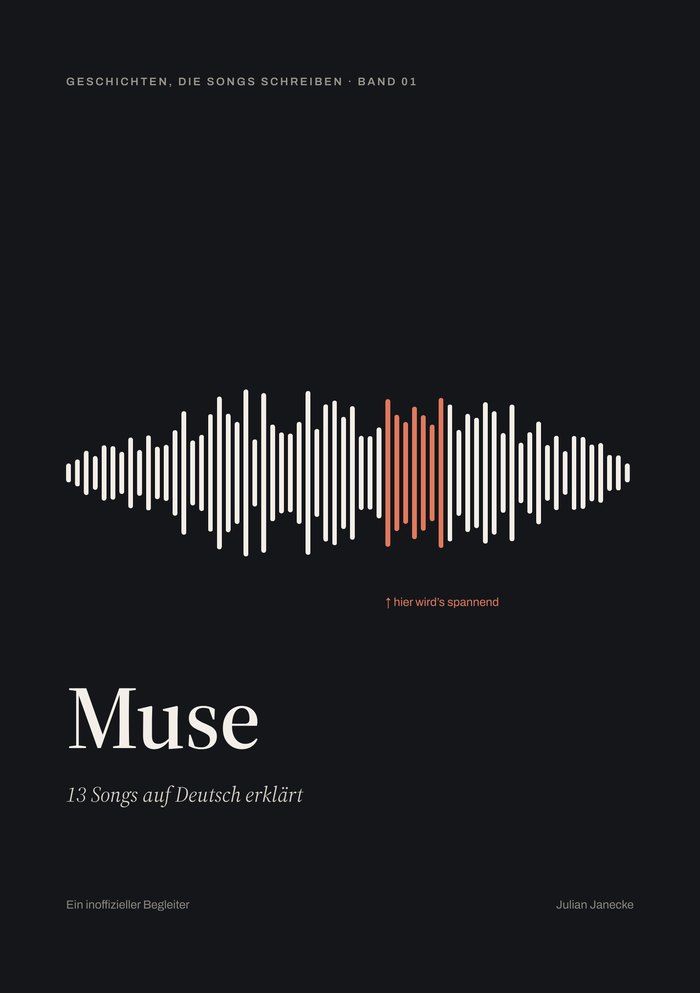 Buchcover Band 01: Muse, 13 Songs auf Deutsch erklärt